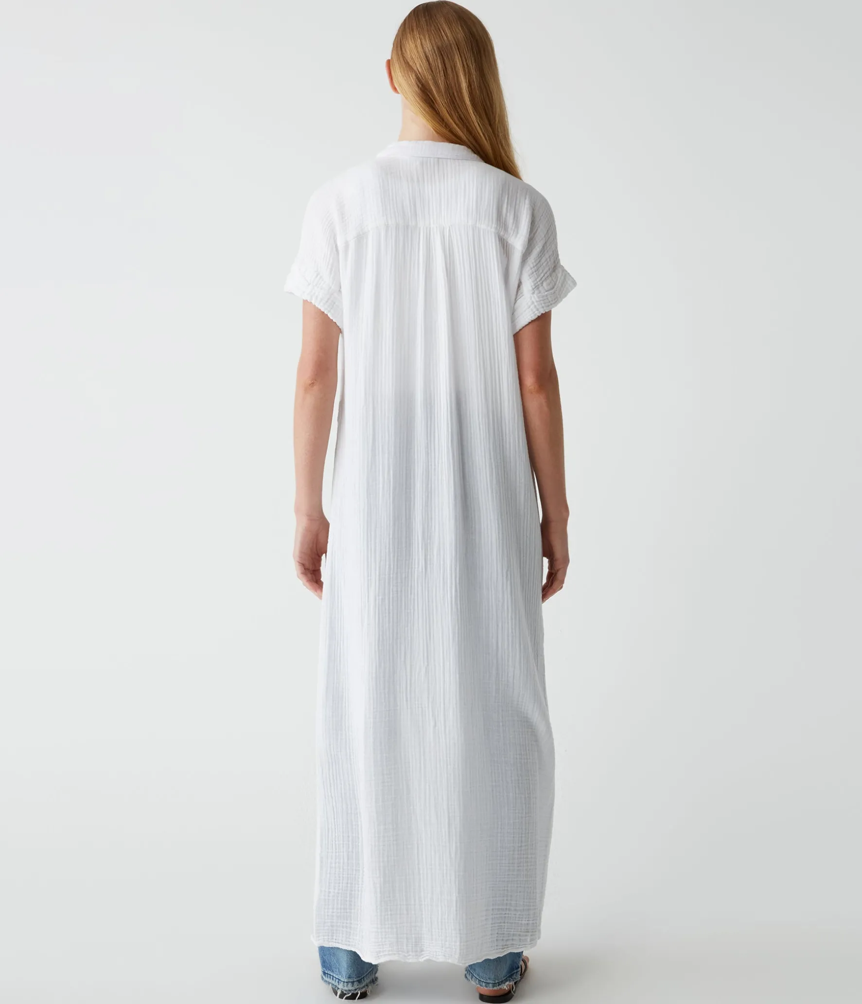 Allen Gauze Shirt Dress