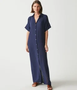 Allen Gauze Shirt Dress