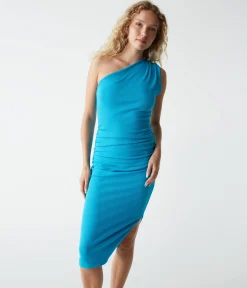 Andrea One Shoulder Midi Dress