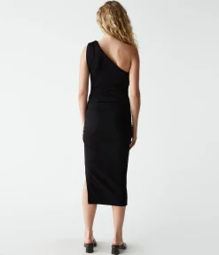 Andrea One Shoulder Midi Dress