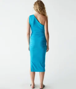 Andrea One Shoulder Midi Dress