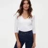 Angelina Shine V-Neck Tee