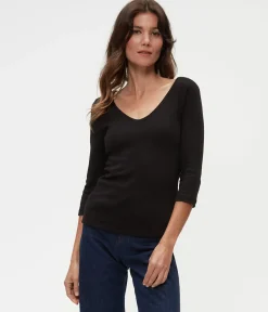 Angelina Shine V-Neck Tee
