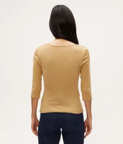 Angelina Shine V-Neck Tee