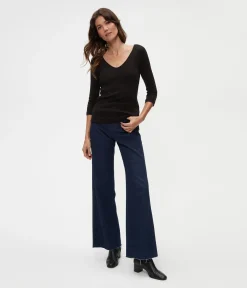 Angelina Shine V-Neck Tee
