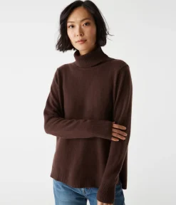 Audrey Cashmere Turtleneck Sweater