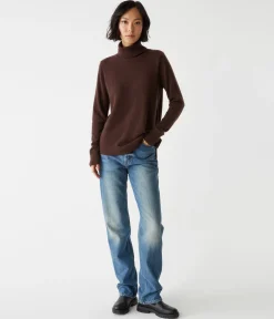 Audrey Cashmere Turtleneck Sweater