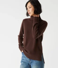 Audrey Cashmere Turtleneck Sweater