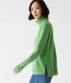 Audrey Cashmere Turtleneck Sweater