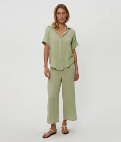 Bailey Gauze Button Down Shirt