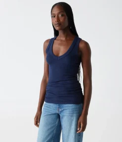 Blanche Ribbed Tank