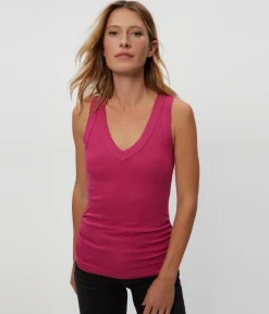 Blanche Ribbed Tank
