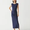 Calliope Power Shoulder Maxi Dress