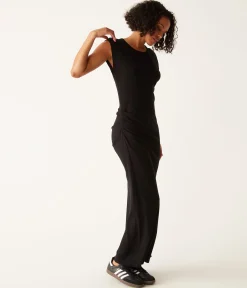Calliope Power Shoulder Maxi Dress