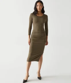 Christina Ribbed Midi Dress