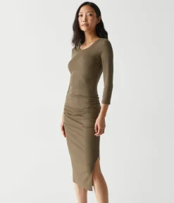 Christina Ribbed Midi Dress