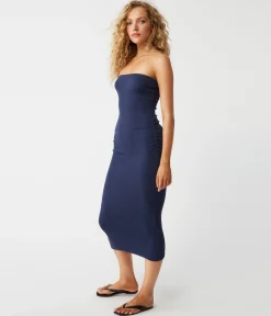 Cobie Strapless Midi Dress