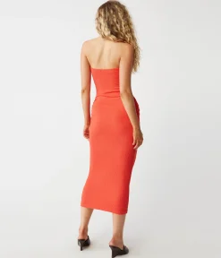 Cobie Strapless Midi Dress