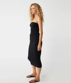 Cobie Strapless Midi Dress