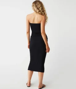 Cobie Strapless Midi Dress