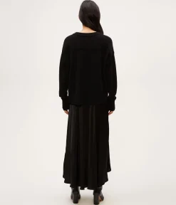Desi Asymmetrical Satin Skirt