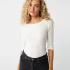 Dot 3/4 Sleeve Tee