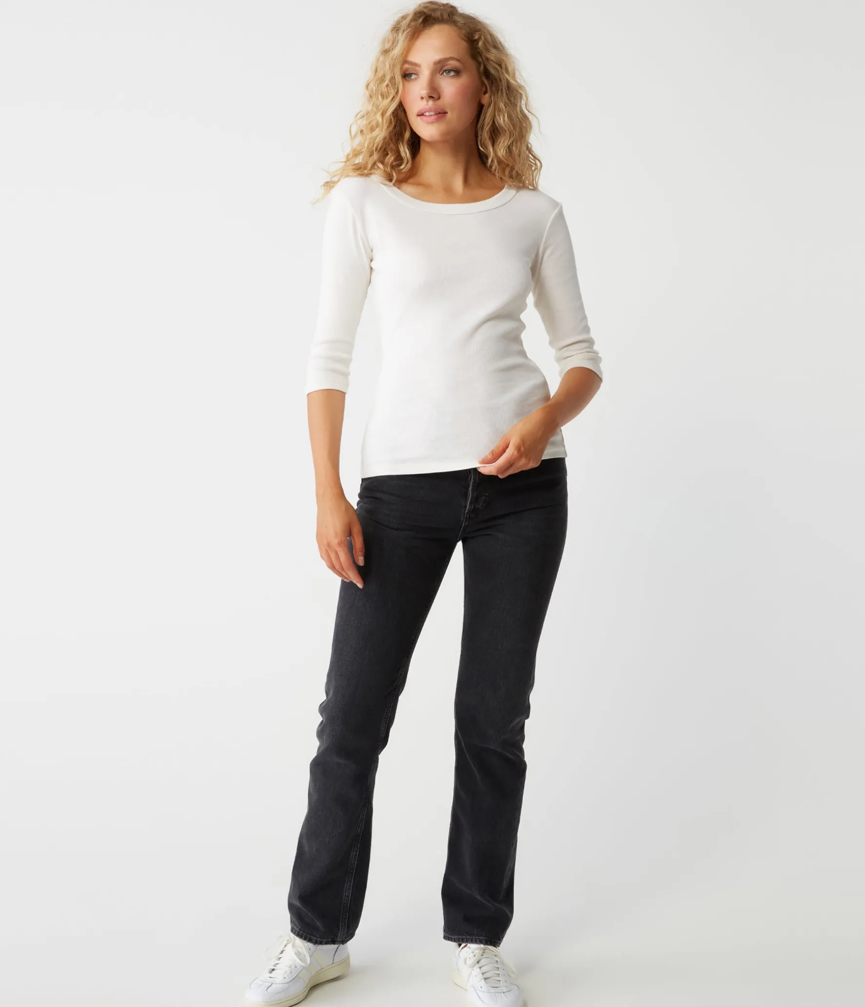Dot 3/4 Sleeve Tee