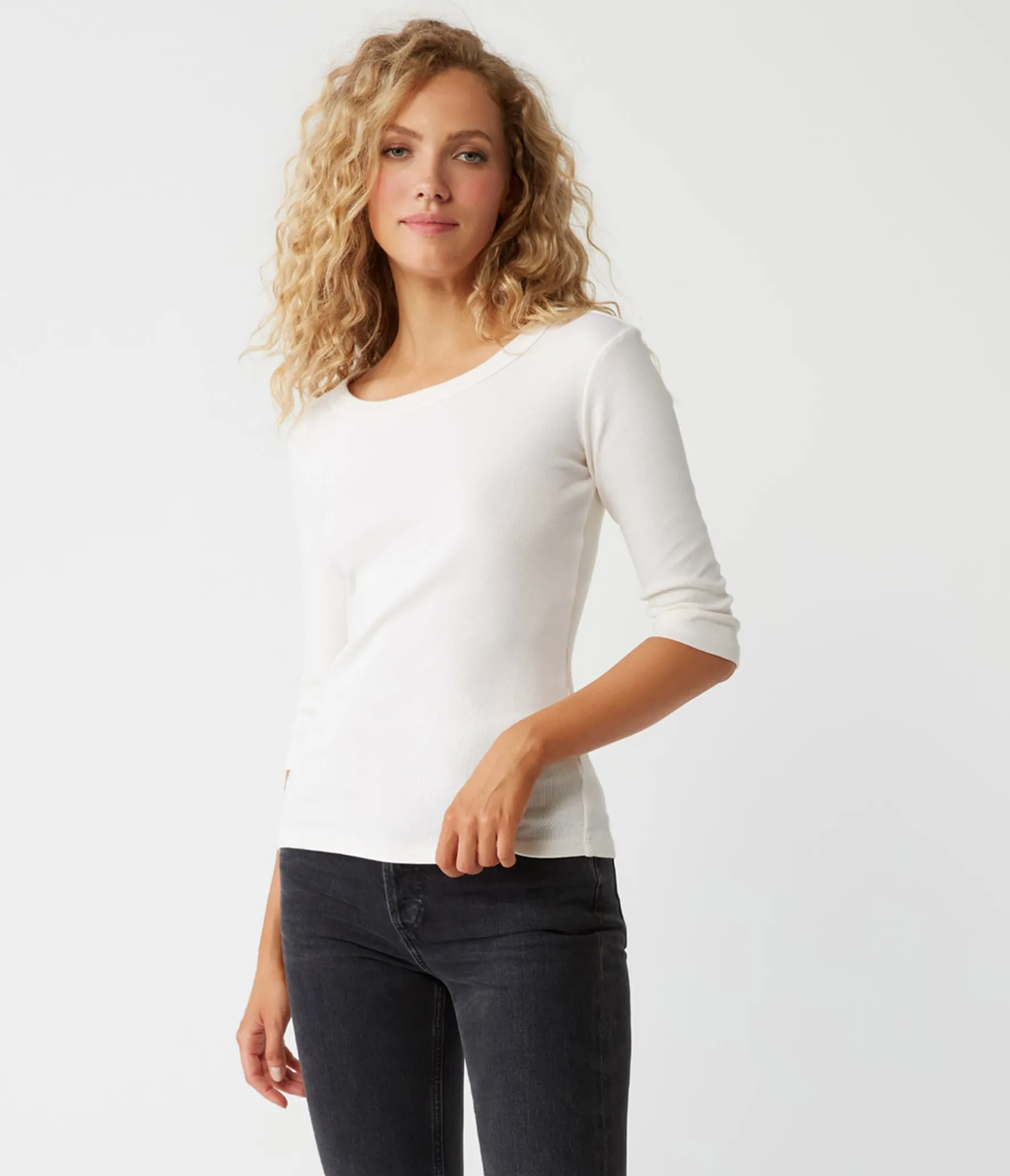 Dot 3/4 Sleeve Tee