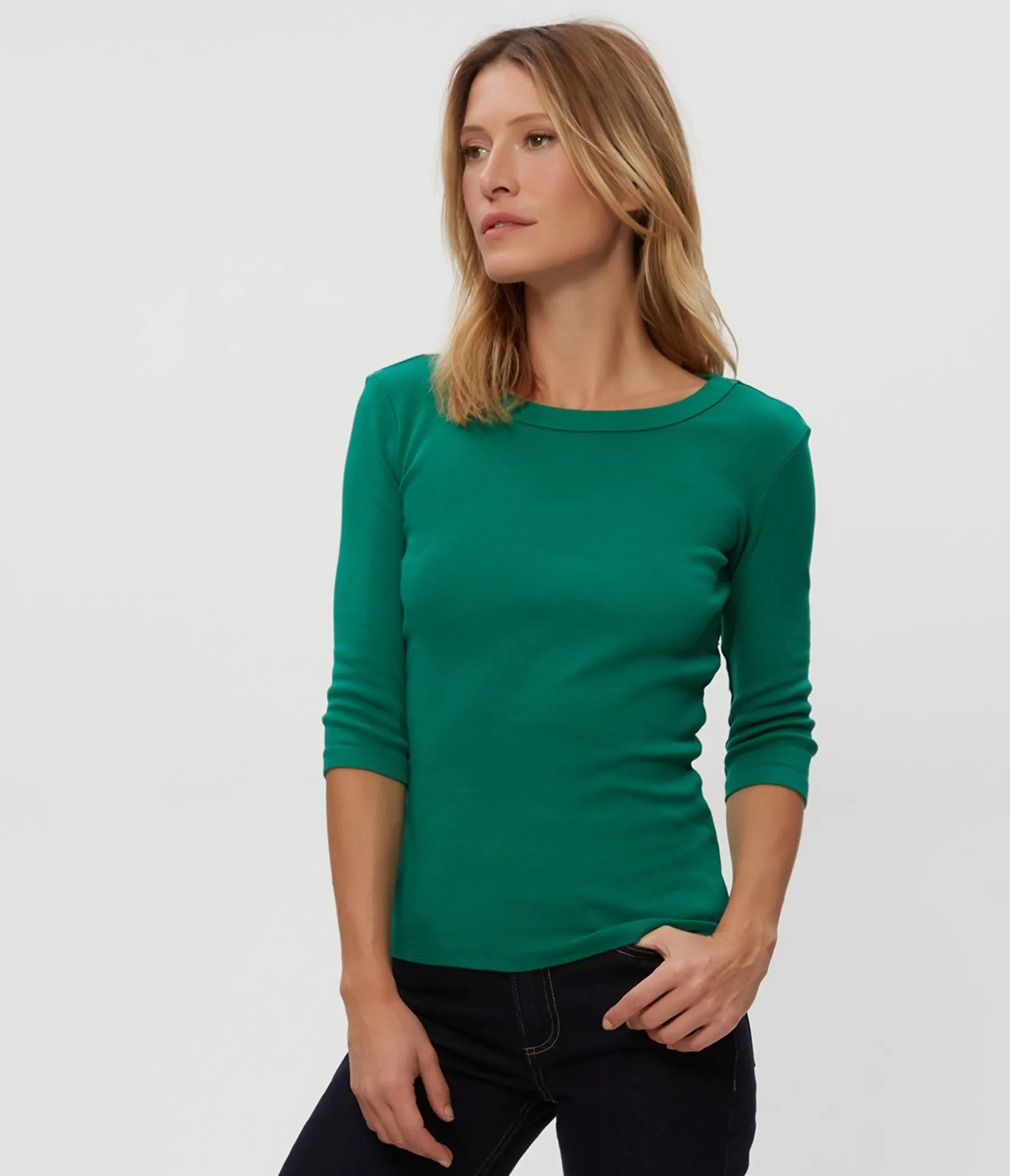 Dot 3/4 Sleeve Tee