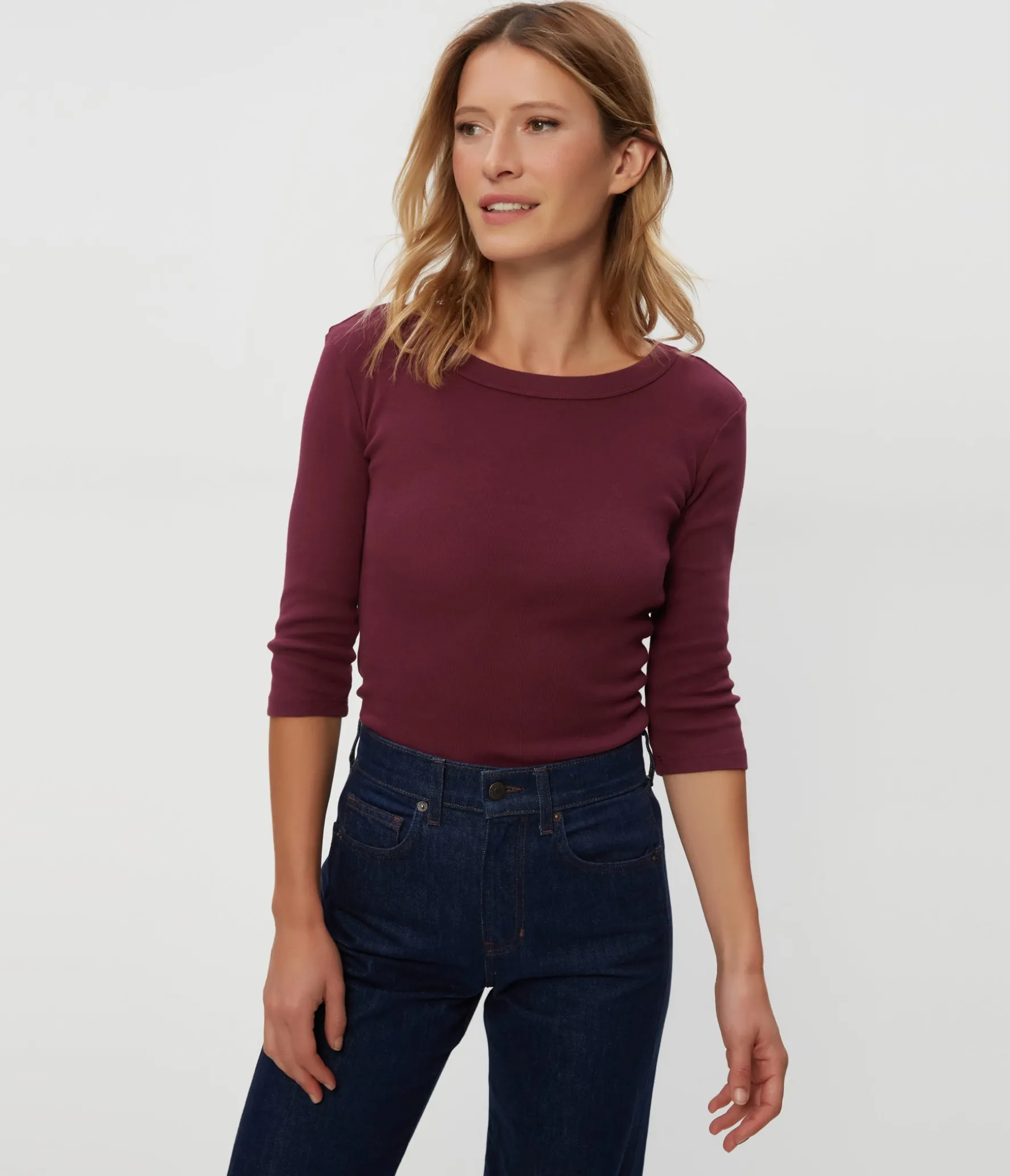 Dot 3/4 Sleeve Tee