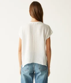 Draya Gauze V-Neck Top