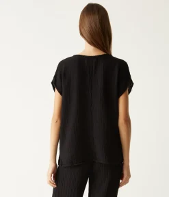 Draya Gauze V-Neck Top