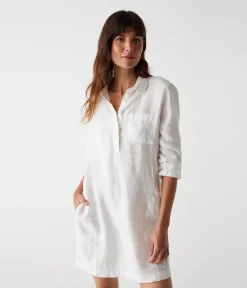 Eleanor Linen Shirt Dress