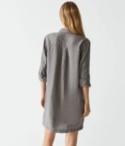 Eleanor Linen Shirt Dress