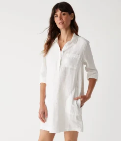 Eleanor Linen Shirt Dress