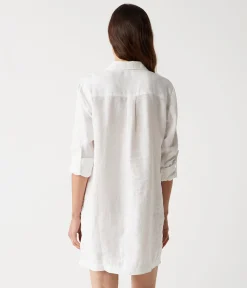 Eleanor Linen Shirt Dress