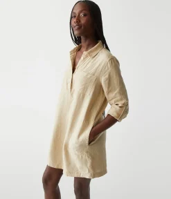 Eleanor Linen Shirt Dress