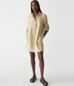 Eleanor Linen Shirt Dress