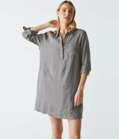 Eleanor Linen Shirt Dress