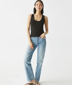 Elodie Cropped Scoop Neck Tank
