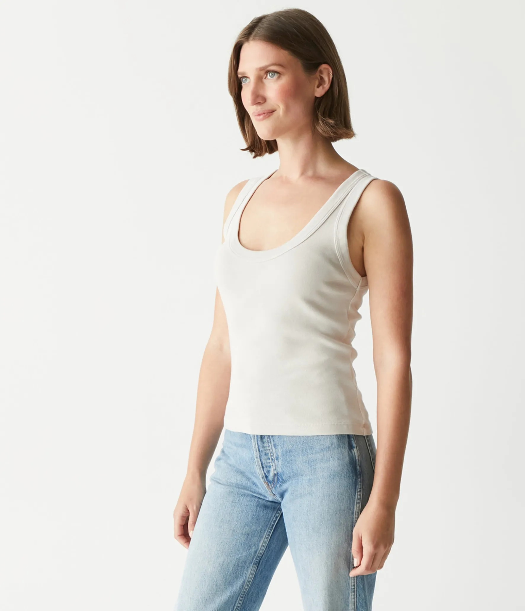 Elodie Cropped Scoop Neck Tank