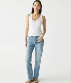 Elodie Cropped Scoop Neck Tank