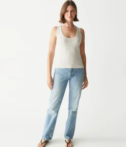 Elodie Cropped Scoop Neck Tank