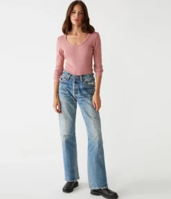 Emilia Scoop Neck Tee