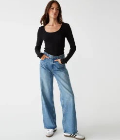 Emilia Scoop Neck Tee