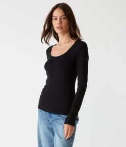 Emilia Scoop Neck Tee
