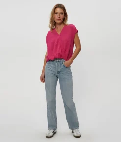 Evie Gauze Surplice Top