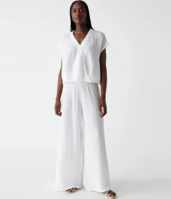 Evie Gauze Surplice Top