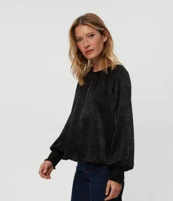 Fabi Hammered Satin Top