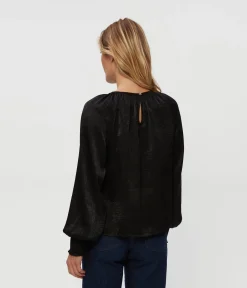 Fabi Hammered Satin Top